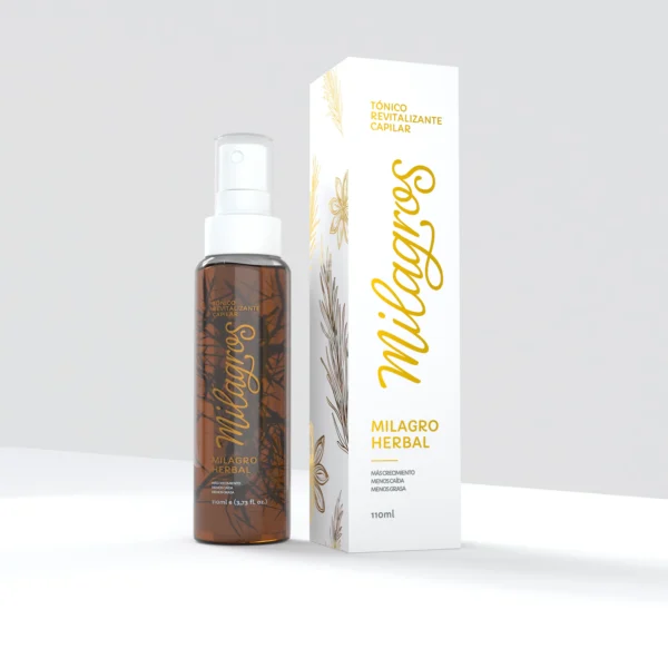 Tónico Revitalizante Capilar Milagro Herbal (tónico con romero)