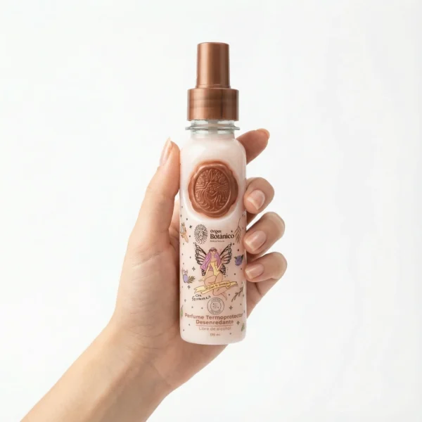 Perfume termoprotector desenredante